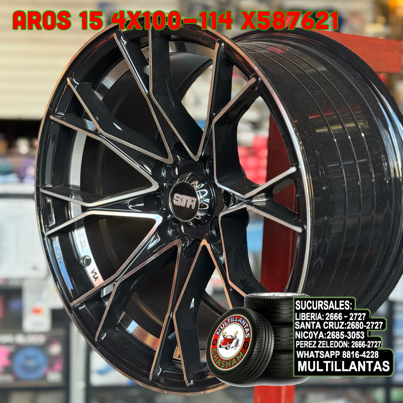 AROS # 15X7 8X100-114 ET35 BM 50696
